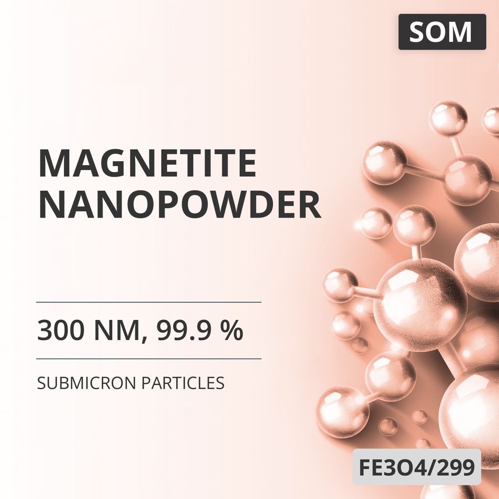 Magnetite Nanopowder, 300 nm, 99.9 % (FE3O4/299)