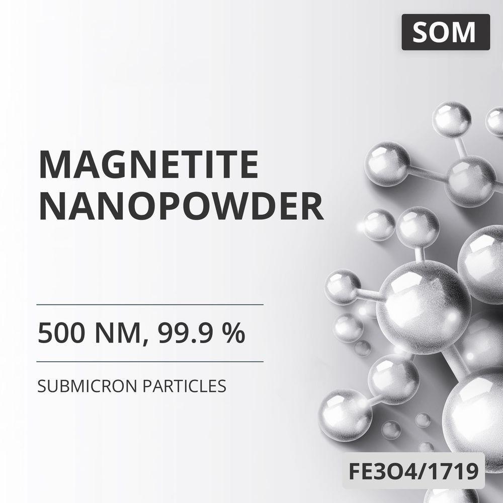 Magnetite Nanopowder, 500 nm, 99.9 % (FE3O4/1719)