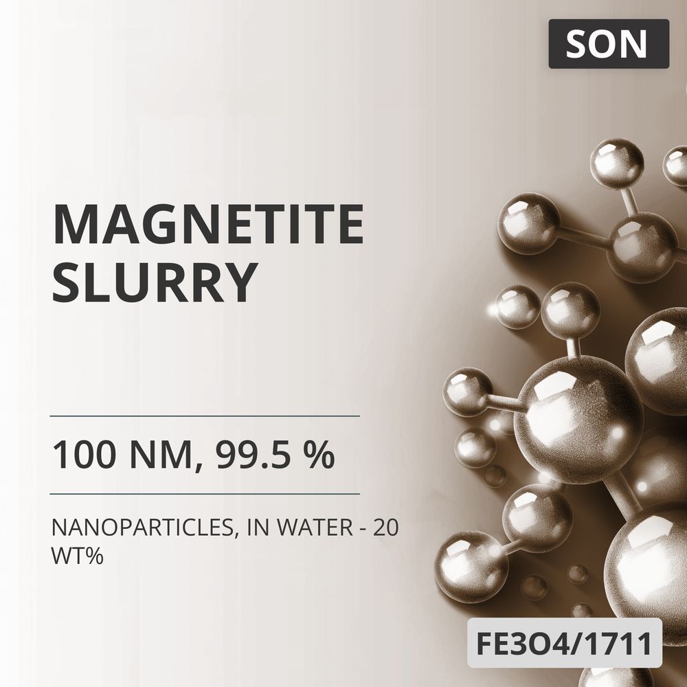 Magnetite Slurry, 100 nm, 99.5 %, in Water - 20 wt% (FE3O4/1711)