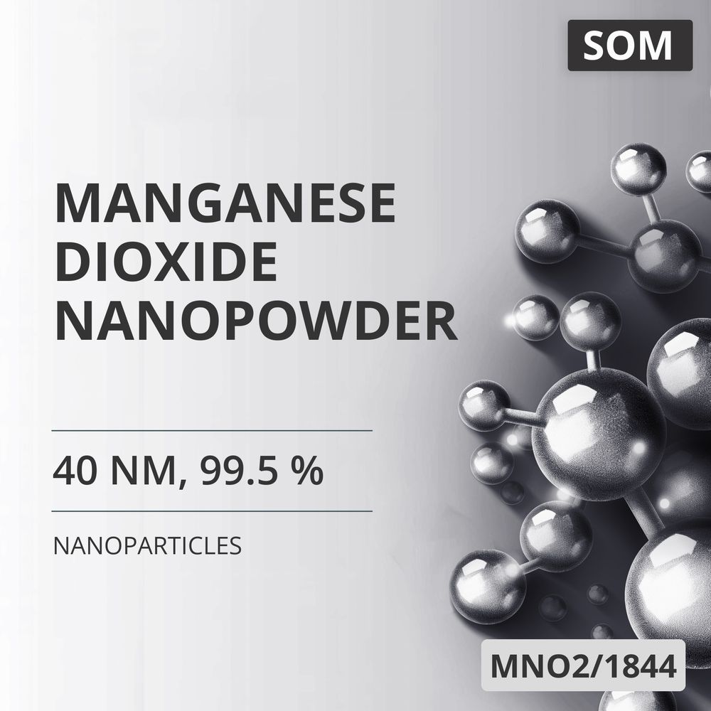 Manganese Dioxide Nanopowder, 40 nm, 99.5 % (MNO2/1844)