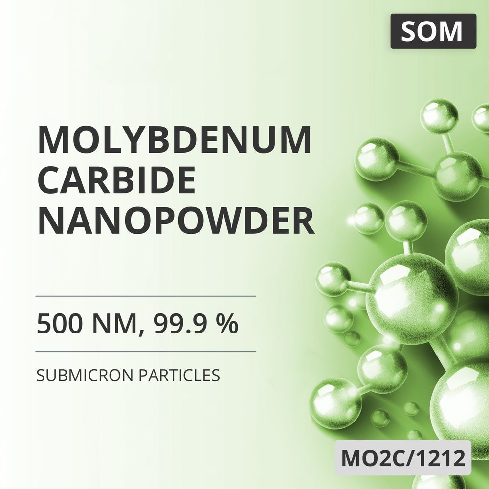 Molybdenum Carbide Nanopowder, 500 nm, 99.9 % (MO2C/1212)
