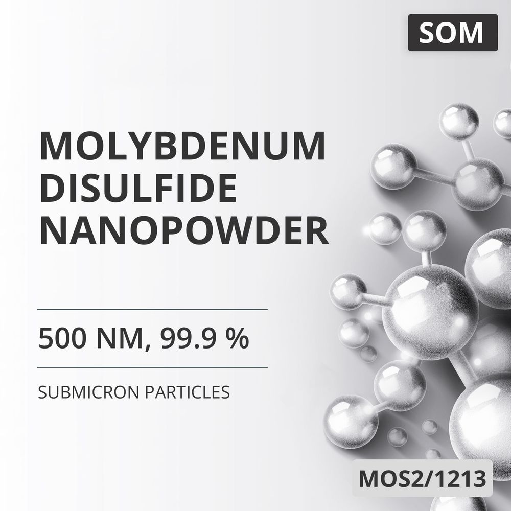 Molybdenum Disulfide Nanopowder, 500 nm, 99.9 % (MOS2/1213)