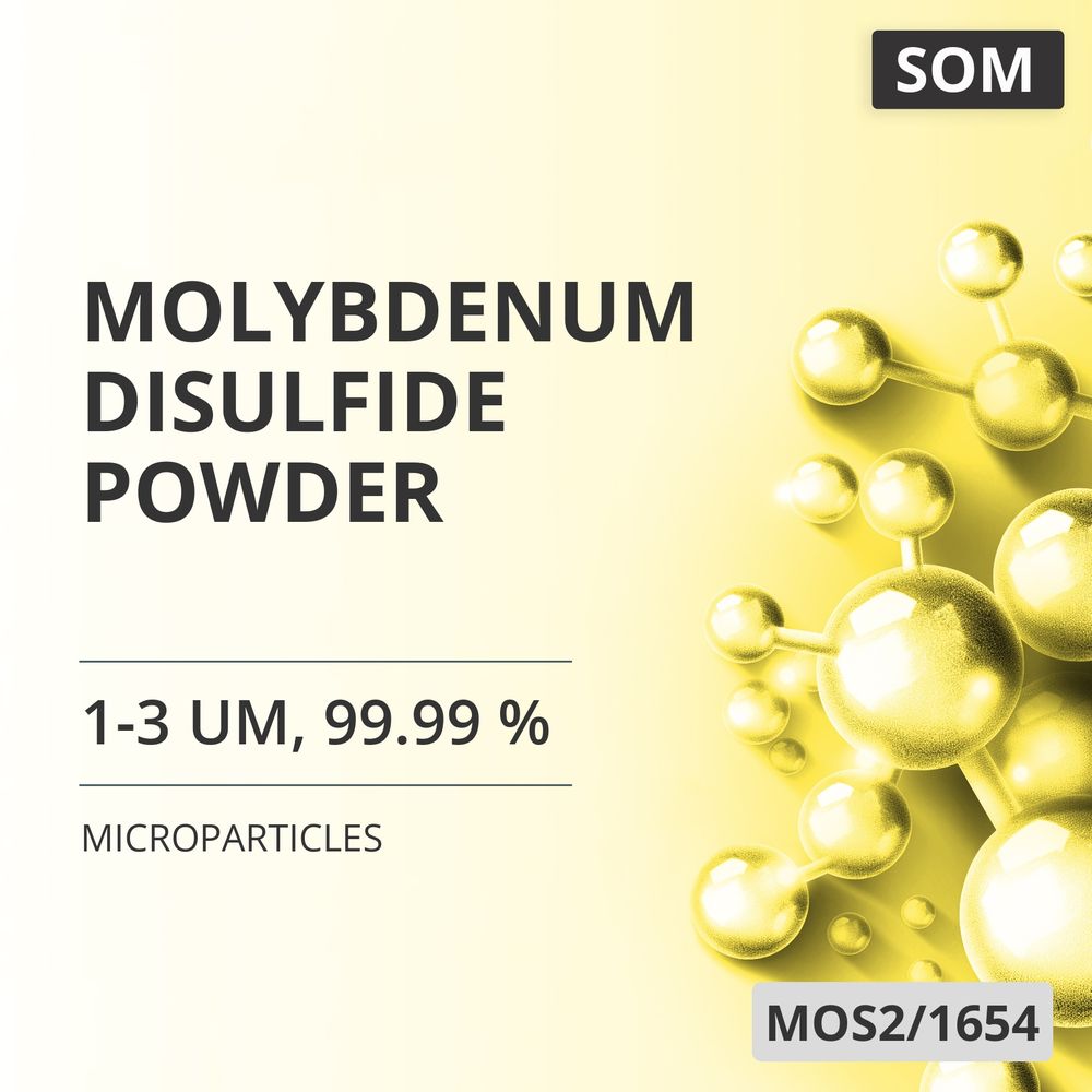 Molybdenum Disulfide Powder, 1-3 um, 99.99 % (MOS2/1654)