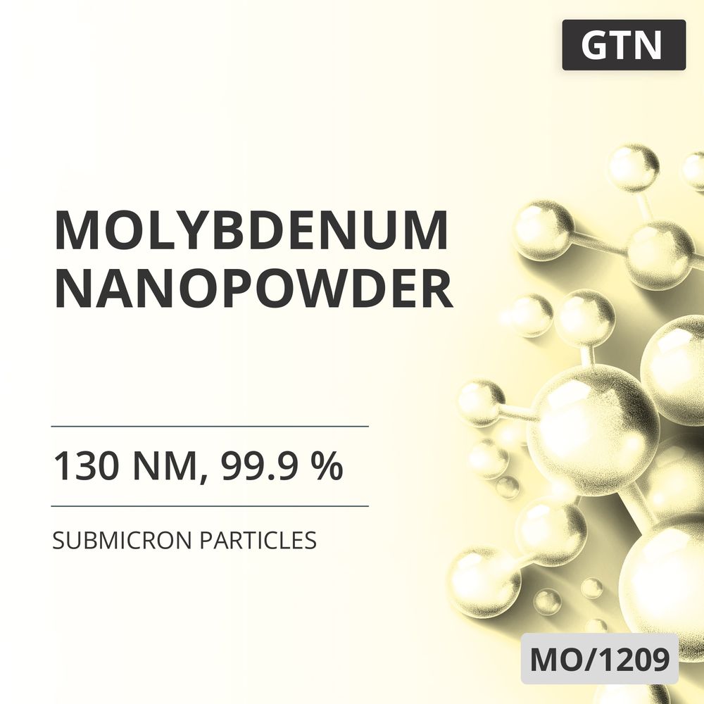 Molybdenum Nanopowder, 130 nm, 99.9 % (MO/1209)