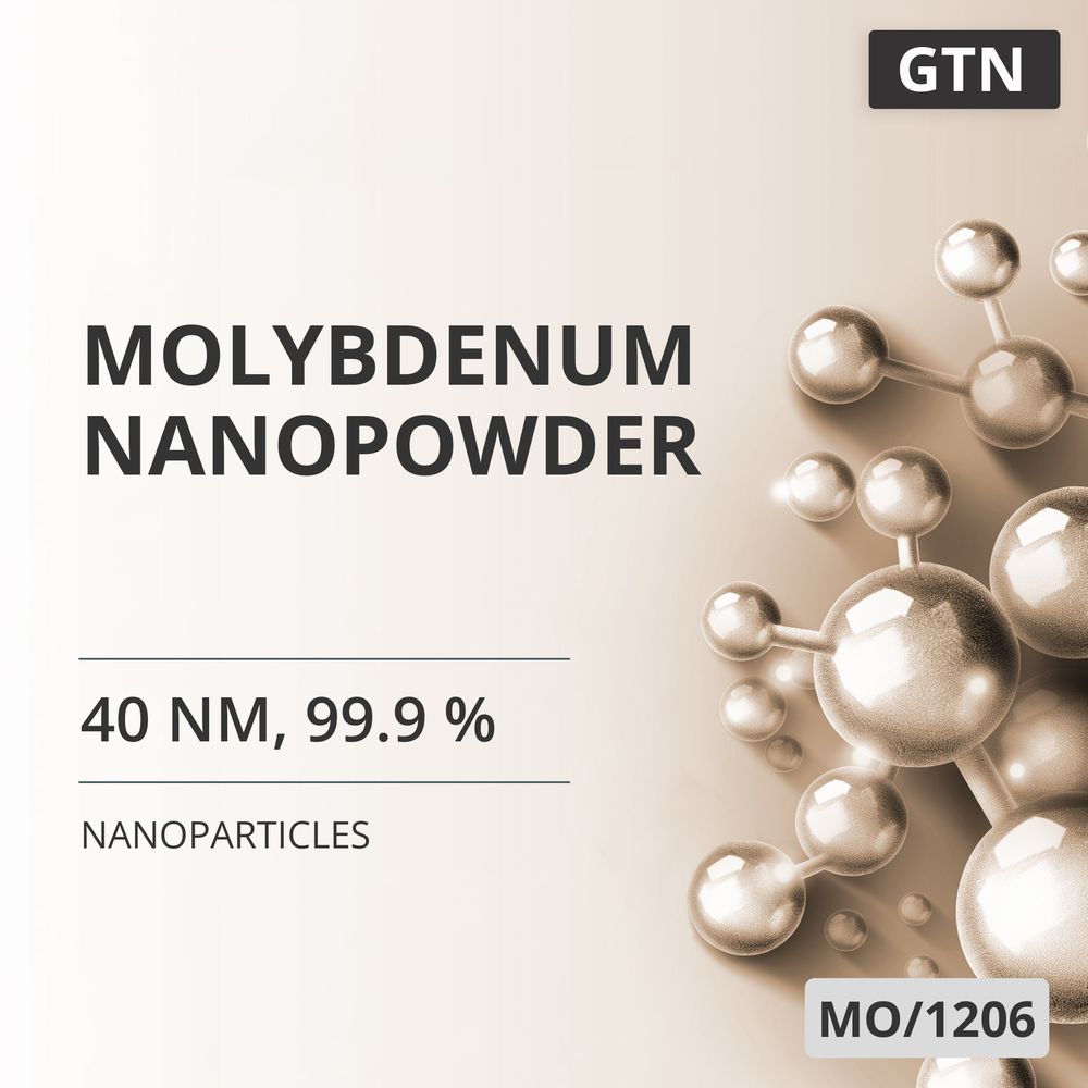 Molybdenum Nanopowder, 40 nm, 99.9 % (MO/1206)