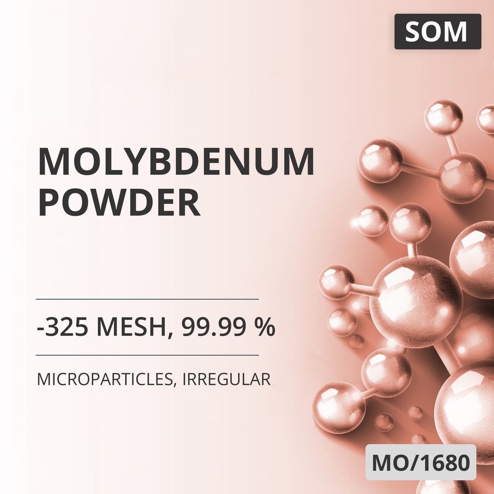 Molybdenum Powder, -325 Mesh, 99.99 %, Irregular (MO/1680)