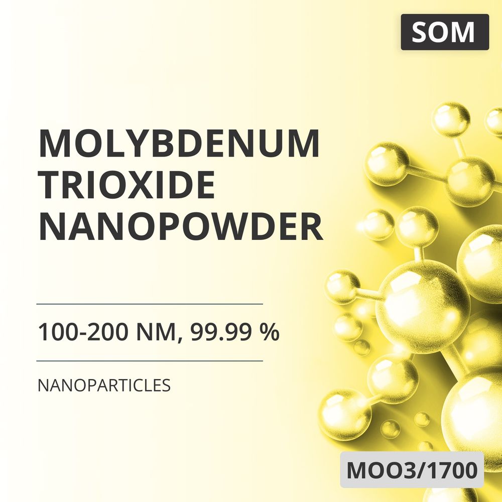 Molybdenum Trioxide Nanopowder, 100-200 nm, 99.99 % (MOO3/1700)