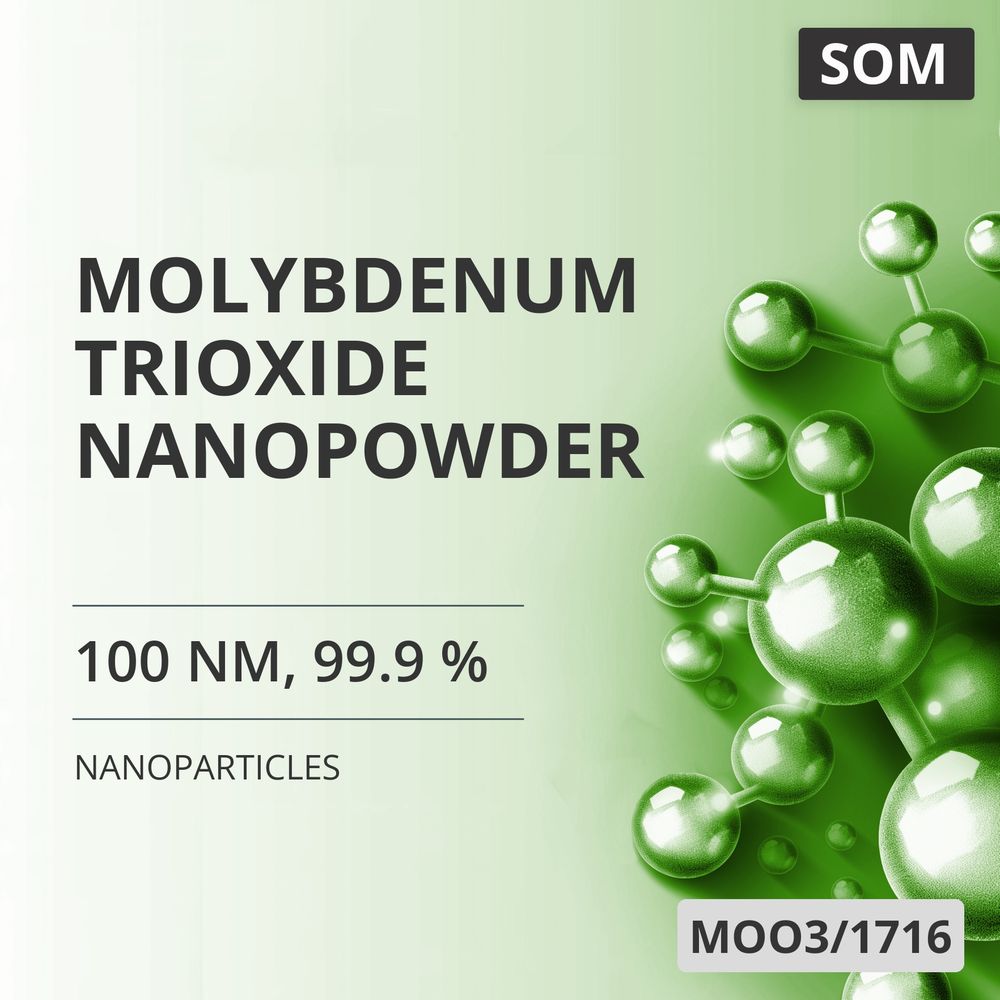 Molybdenum Trioxide Nanopowder, 100 nm, 99.9 % (MOO3/1716)