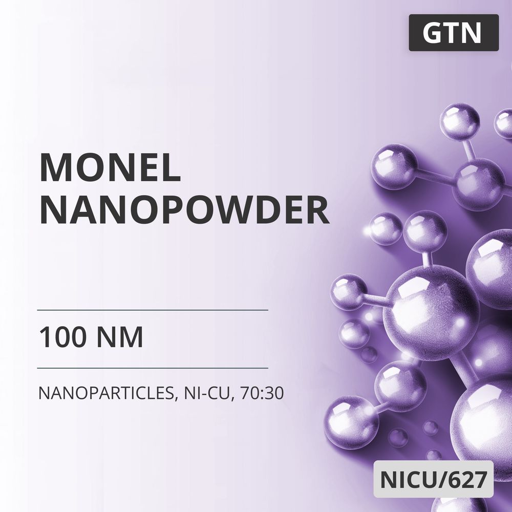 Monel Nanopowder, 100 nm, Ni-Cu, 70:30 (NICU/627)