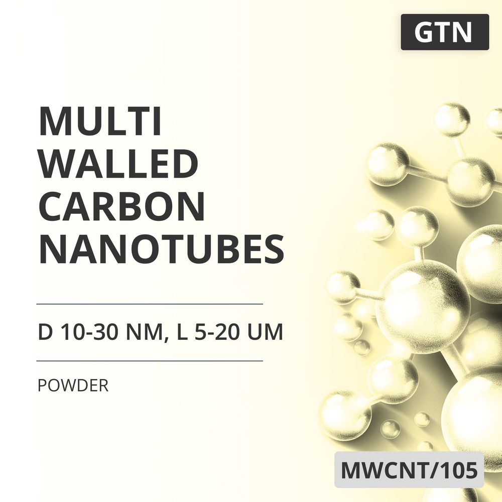Multi-Walled Carbon Nanotubes, D 10-30 nm, L 5-20 um, 99 % (MWCNT/105)