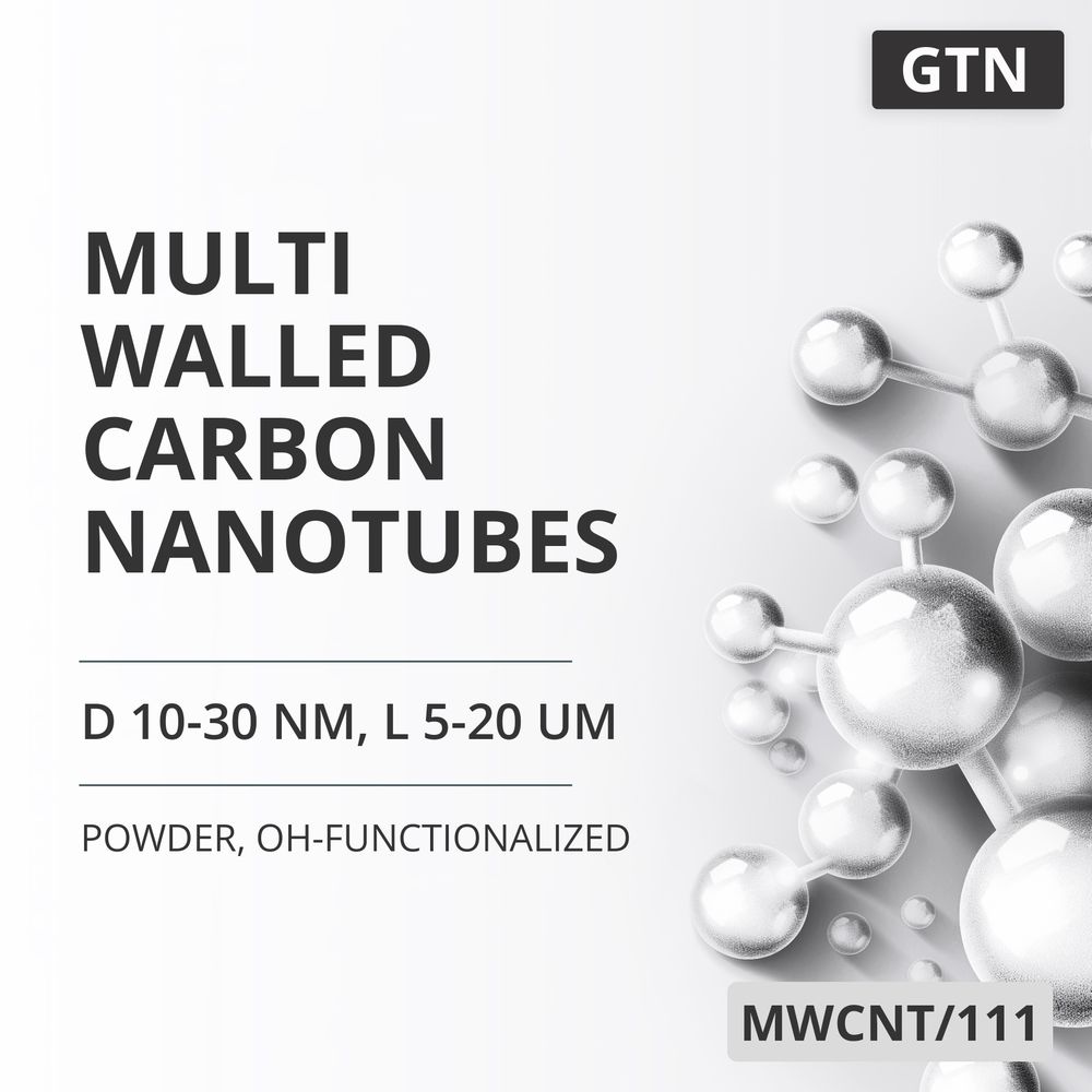 Multi-Walled Carbon Nanotubes, D 10-30 nm, L 5-20 um, 99 %, OH-Functionalized (MWCNT/111)