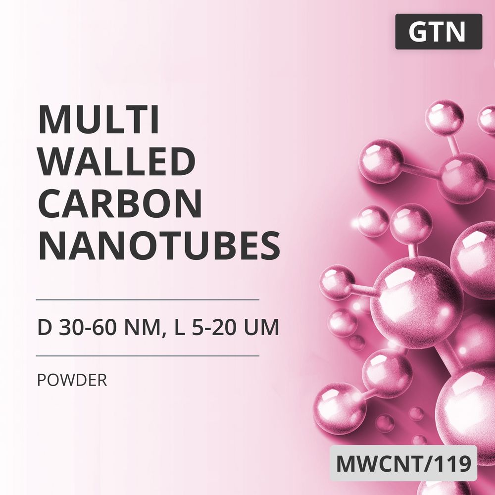Multi-Walled Carbon Nanotubes, D 30-60 nm, L 5-20 um, 99 % (MWCNT/119)
