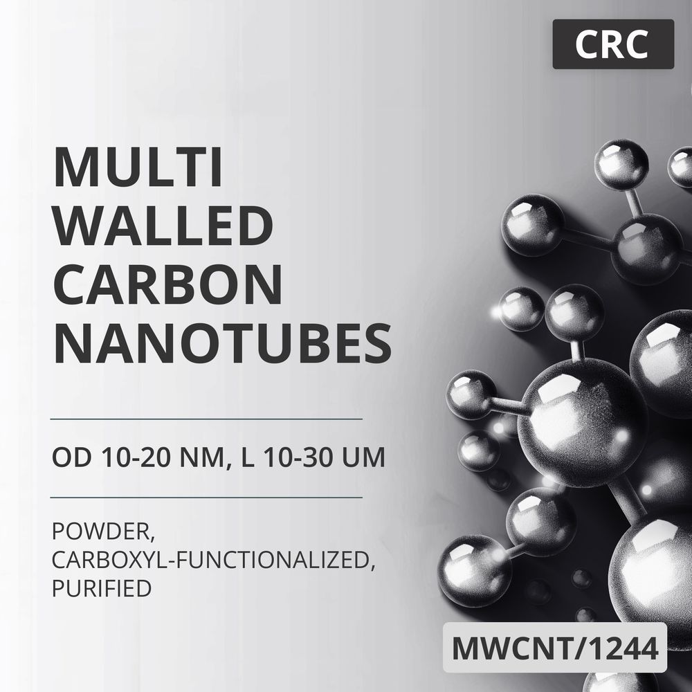 Multi-Walled Carbon Nanotubes, OD 10-20 nm, L 10-30 um, 98 wt%, Carboxyl-Functionalized, Purified (MWCNT/1244)
