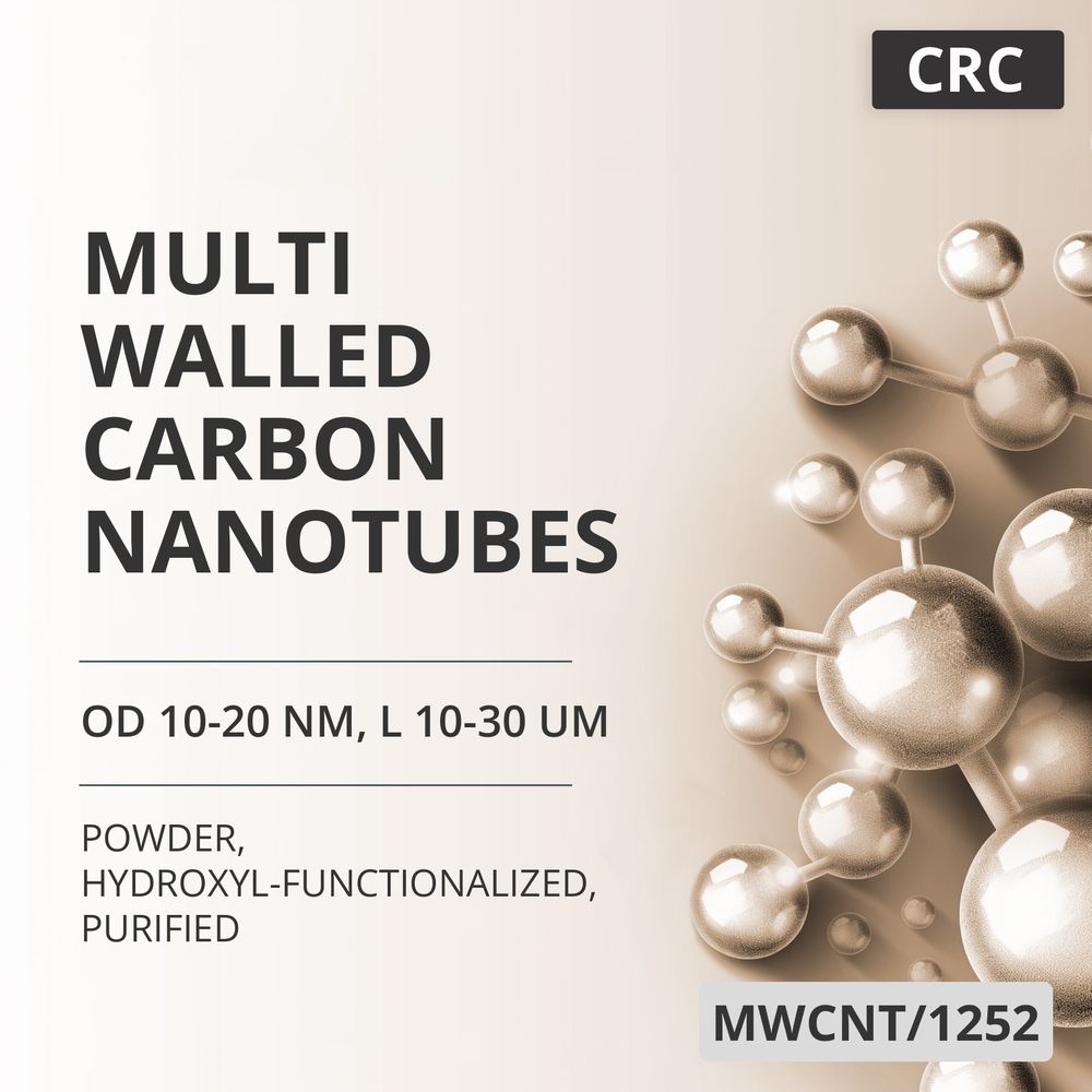 Multi-Walled Carbon Nanotubes, OD 10-20 nm, L 10-30 um, 98 wt%, Hydroxyl-Functionalized, Purified (MWCNT/1252)