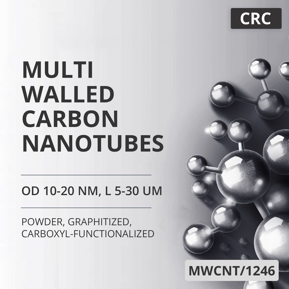 Multi-Walled Carbon Nanotubes, OD 10-20 nm, L 5-30 um, 99.9 wt%, Graphitized, Carboxyl-Functionalized (MWCNT/1246)