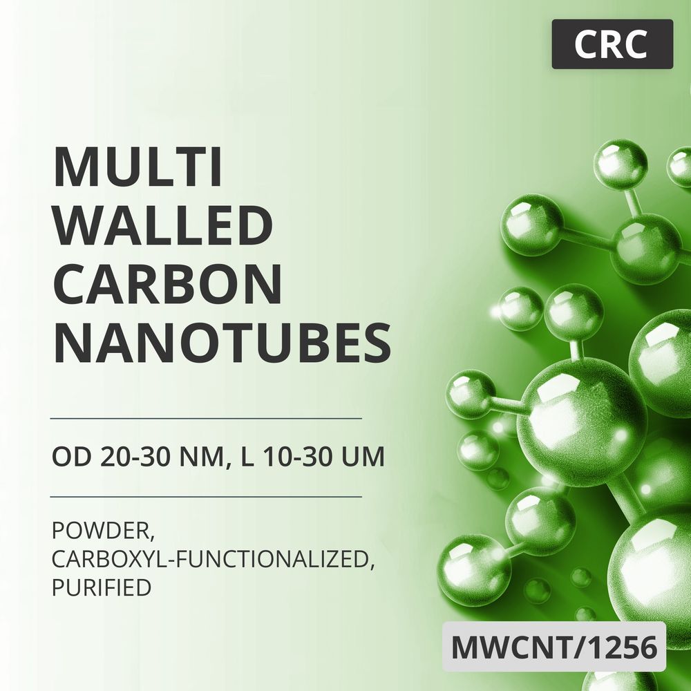Multi-Walled Carbon Nanotubes, OD 20-30 nm, L 10-30 um, 98 wt%, Carboxyl-Functionalized, Purified (MWCNT/1256)