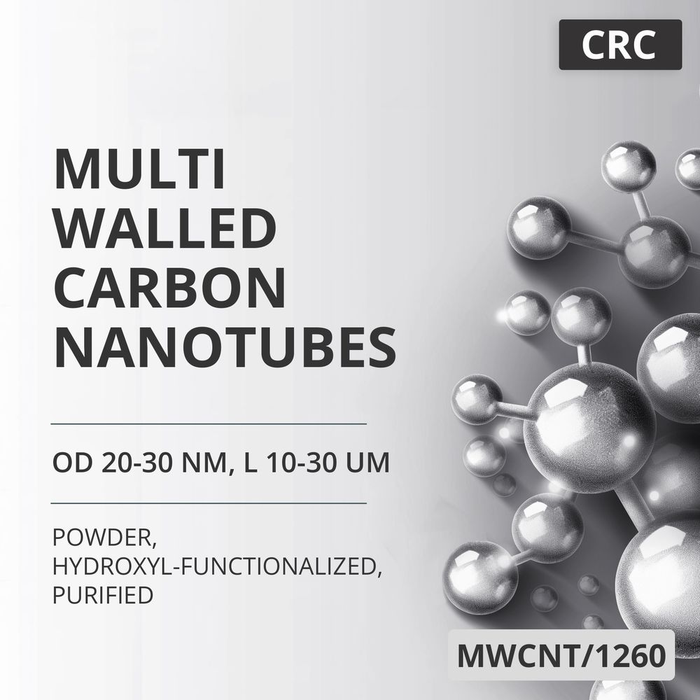 Multi-Walled Carbon Nanotubes, OD 20-30 nm, L 10-30 um, 98 wt%, Hydroxyl-Functionalized, Purified (MWCNT/1260)