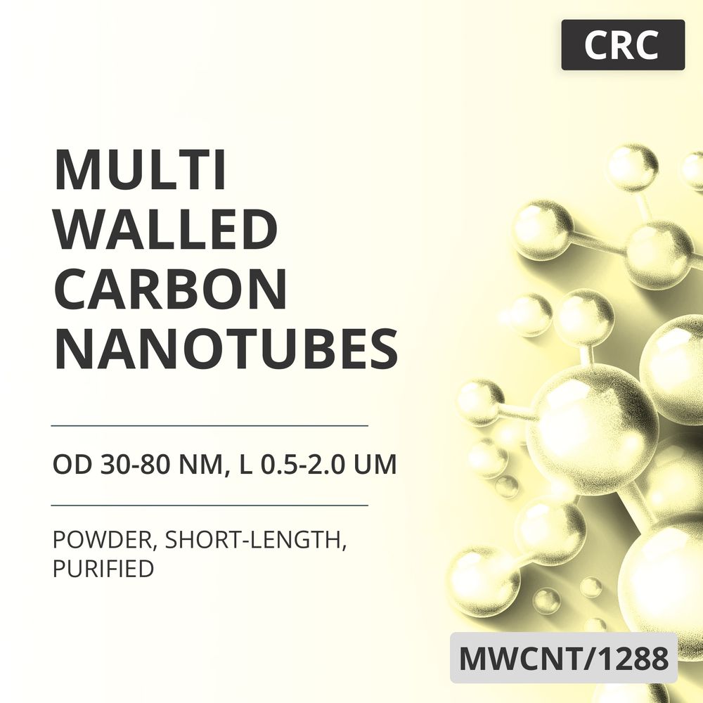 Multi-Walled Carbon Nanotubes, OD 30-80 nm, L 0.5-2.0 um, 98 wt%, Short-Length, Purified (MWCNT/1288)