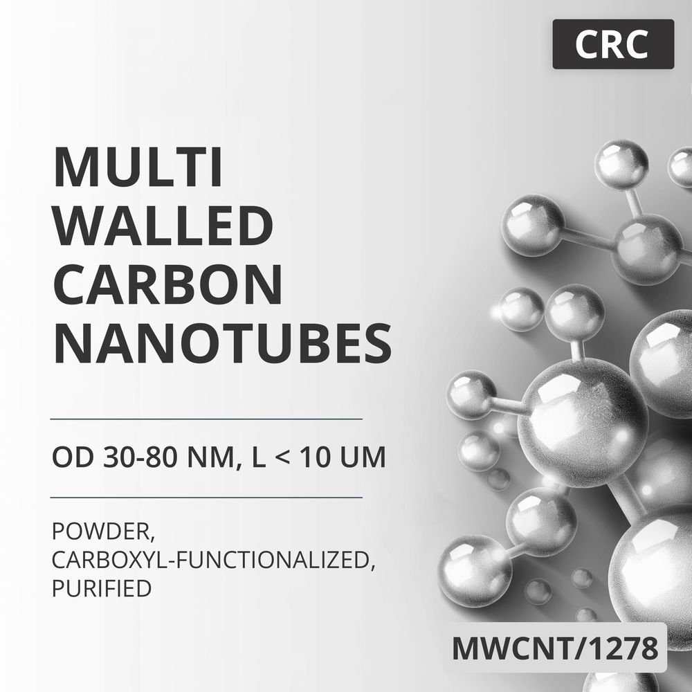 Multi-Walled Carbon Nanotubes, OD 30-80 nm, L < 10 um, 98 wt%, Carboxyl-Functionalized, Purified (MWCNT/1278)