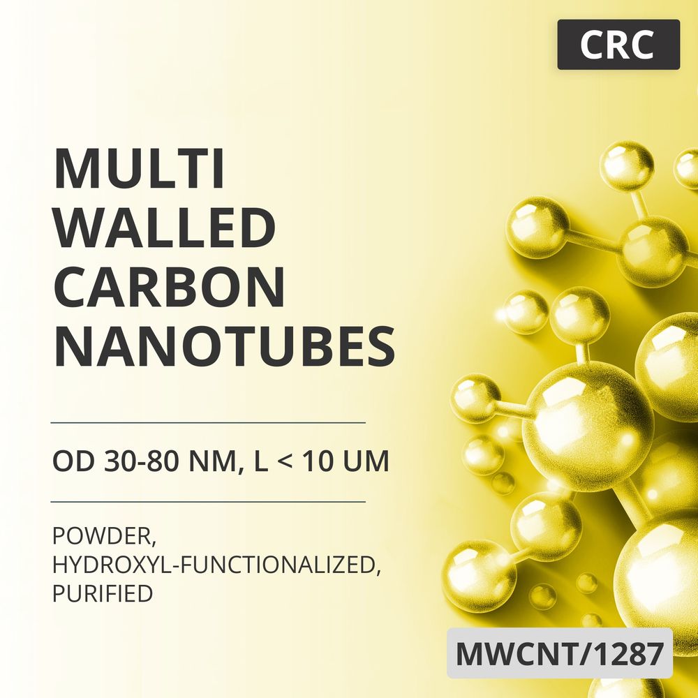 Multi-Walled Carbon Nanotubes, OD 30-80 nm, L < 10 um, 98 wt%, Hydroxyl-Functionalized, Purified (MWCNT/1287)