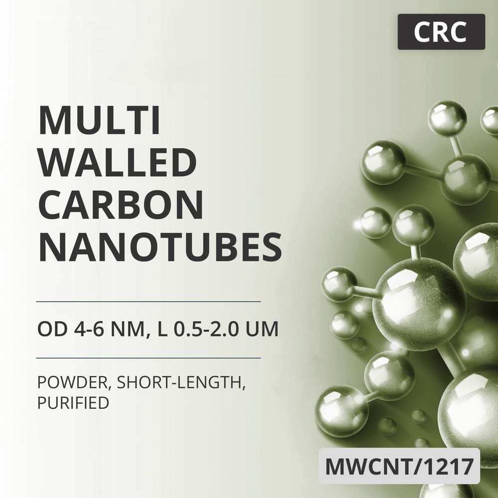Multi-Walled Carbon Nanotubes, OD 4-6 nm, L 0.5-2.0 um, 98 wt%, Short-Length, Purified (MWCNT/1217)