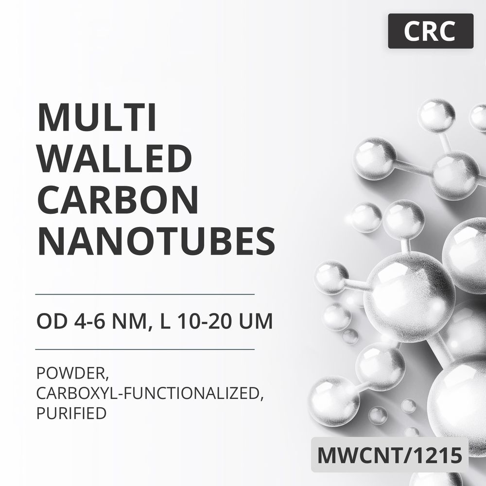 Multi-Walled Carbon Nanotubes, OD 4-6 nm, L 10-20 um, 98 wt%, Carboxyl-Functionalized, Purified (MWCNT/1215)