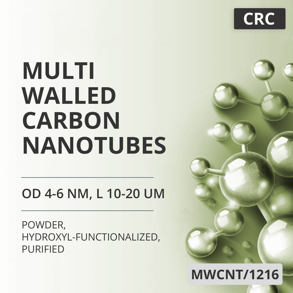 Multi-Walled Carbon Nanotubes, OD 4-6 nm, L 10-20 um, 98 wt%, Hydroxyl-Functionalized, Purified (MWCNT/1216)