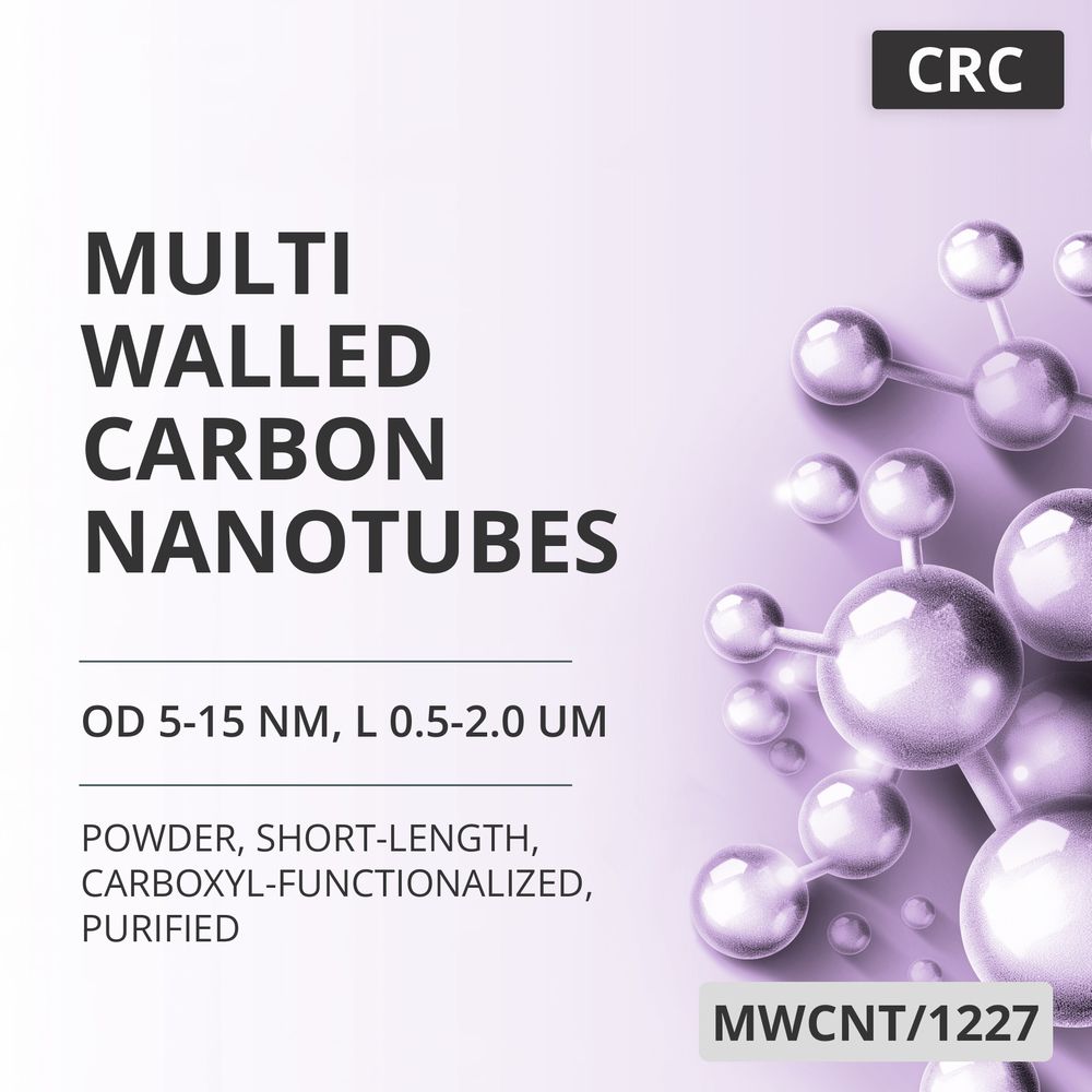 Multi-Walled Carbon Nanotubes, OD 5-15 nm, L 0.5-2.0 um, 98 wt%, Short-Length, Carboxyl-Functionalized, Purified (MWCNT/1227)