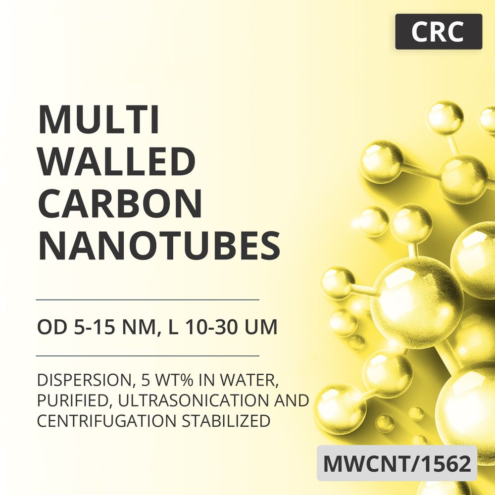 Multi-Walled Carbon Nanotubes, OD 5-15 nm, L 10-30 um, 98 wt%, 5 wt% in Water, Purified, Ultrasonication and Centrifugation Stabilized (MWCNT/1562)