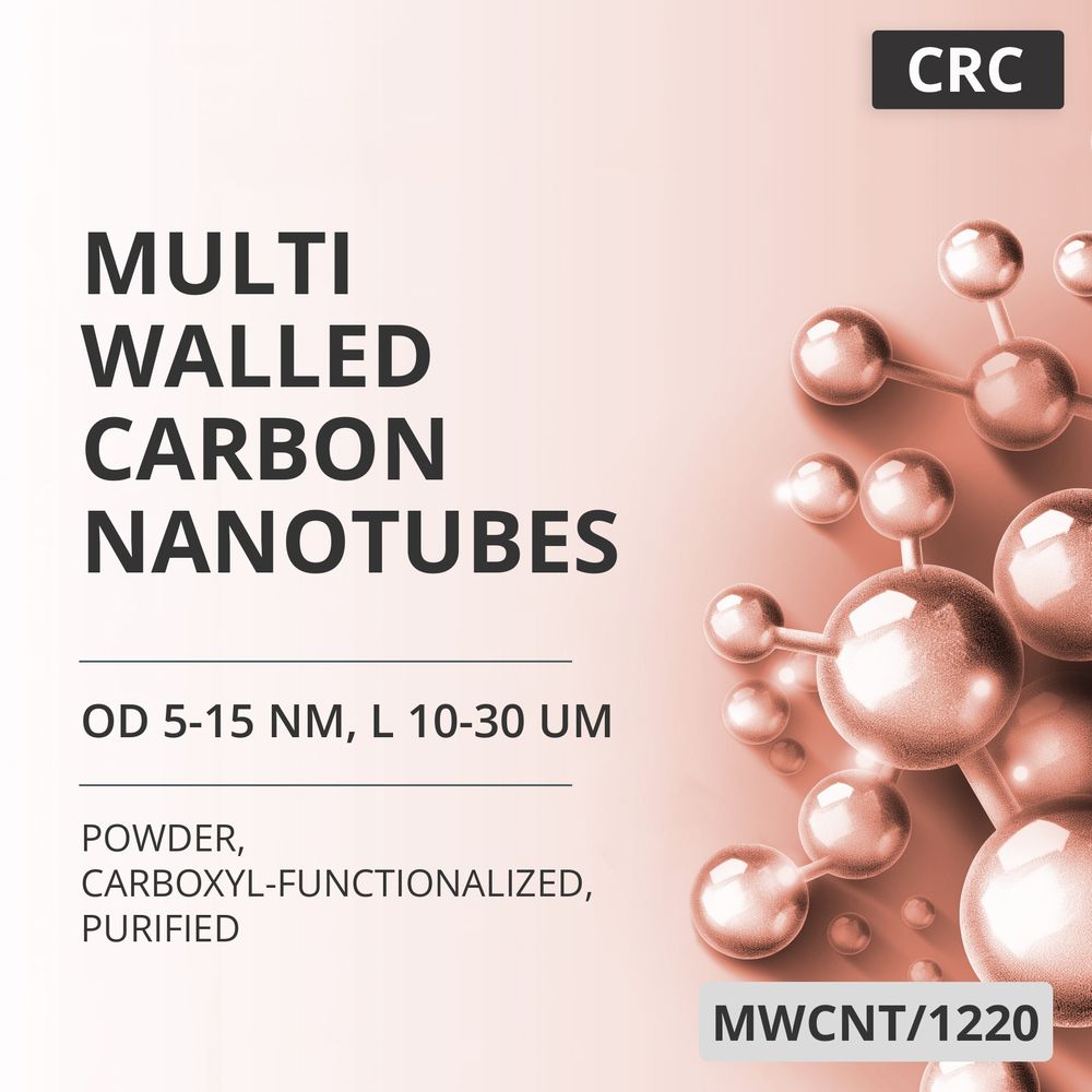 Multi-Walled Carbon Nanotubes, OD 5-15 nm, L 10-30 um, 98 wt%, Carboxyl-Functionalized, Purified (MWCNT/1220)