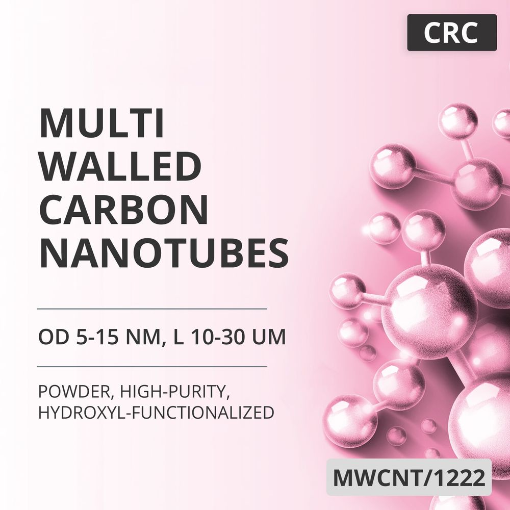 Multi-Walled Carbon Nanotubes, OD 5-15 nm, L 10-30 um, 99 wt%, High-Purity, Hydroxyl-Functionalized (MWCNT/1222)