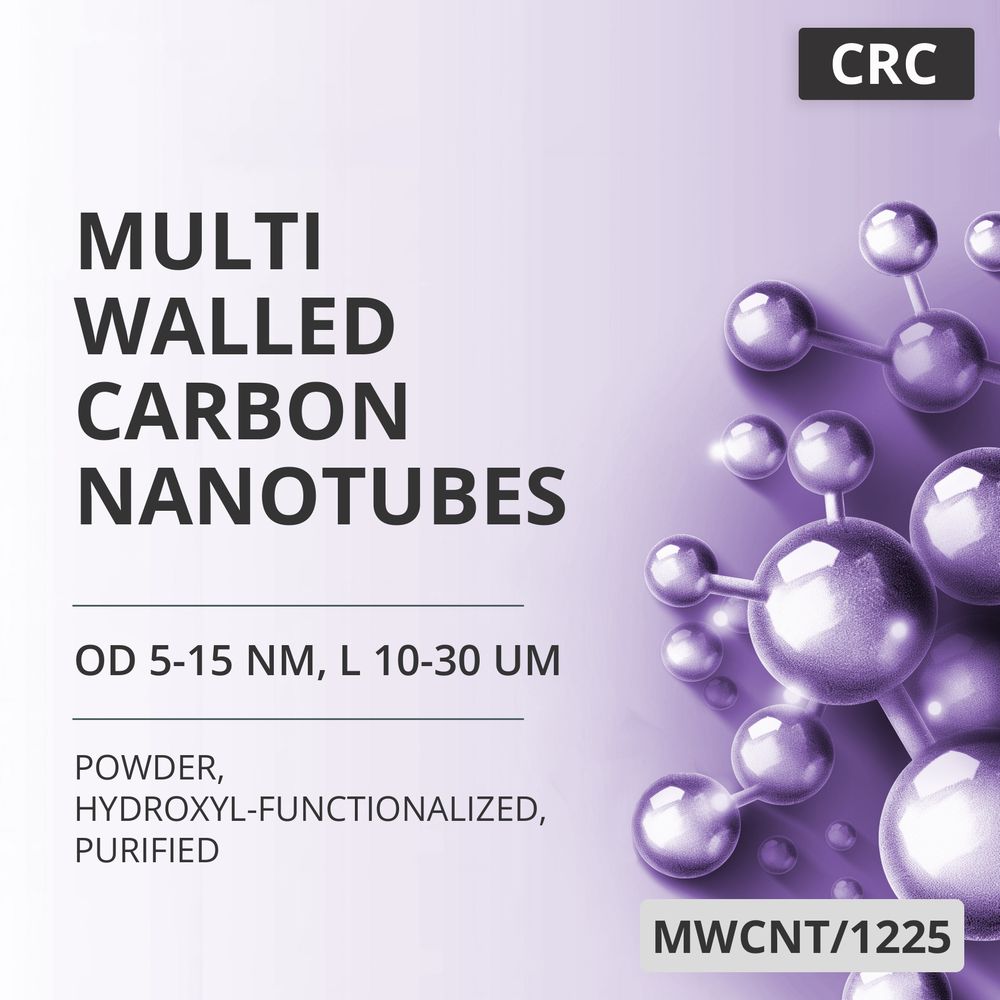 Multi-Walled Carbon Nanotubes, OD 5-15 nm, L 10-30 um, 98 wt%, Hydroxyl-Functionalized, Purified (MWCNT/1225)