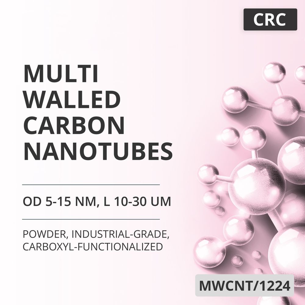Multi-Walled Carbon Nanotubes, OD 5-15 nm, L 10-30 um, 95 wt%, Industrial-Grade, Carboxyl-Functionalized (MWCNT/1224)