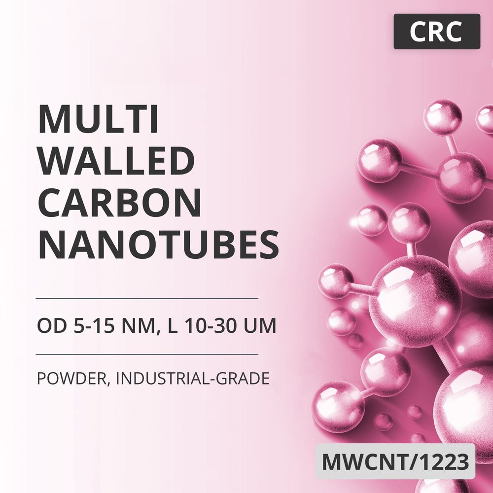 Multi-Walled Carbon Nanotubes, OD 5-15 nm, L 10-30 um, 95 wt%, Industrial-Grade (MWCNT/1223)