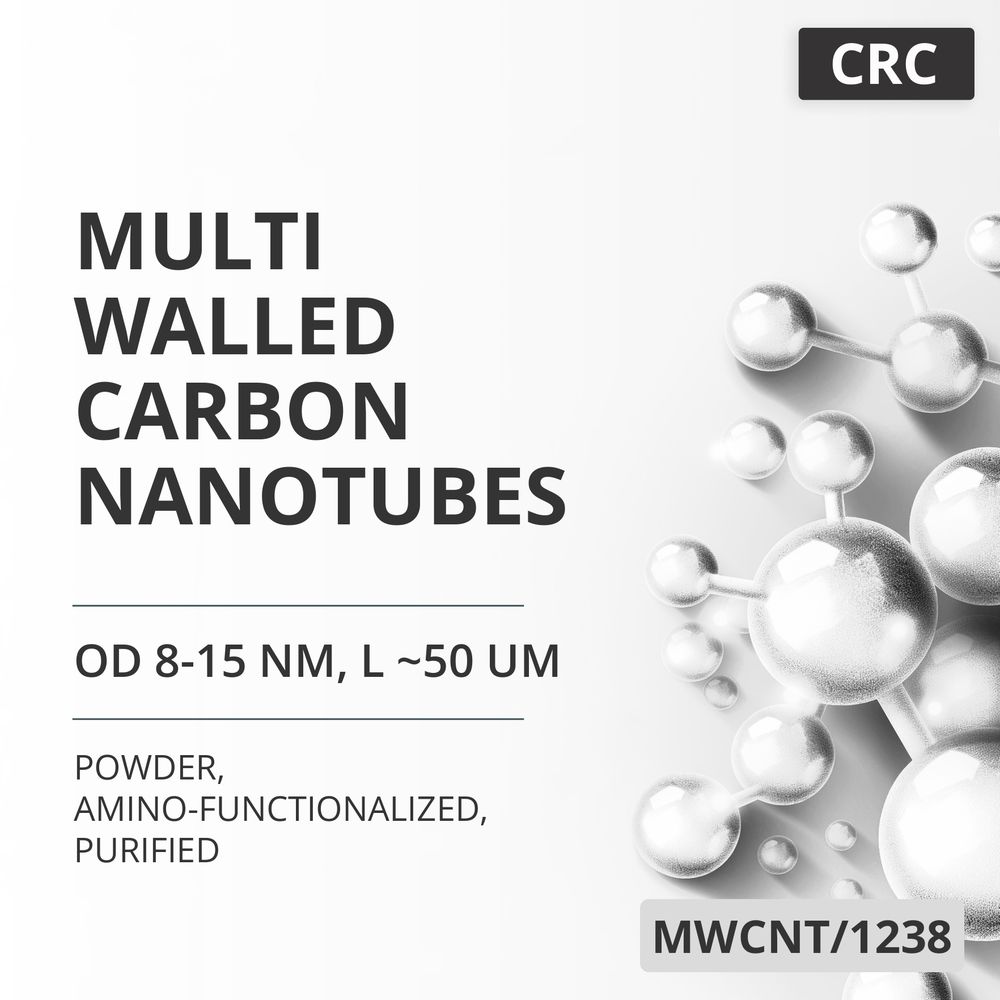 Multi-Walled Carbon Nanotubes, OD 8-15 nm, L ~50 um, 95 wt%, Amino-Functionalized, Purified (MWCNT/1238)