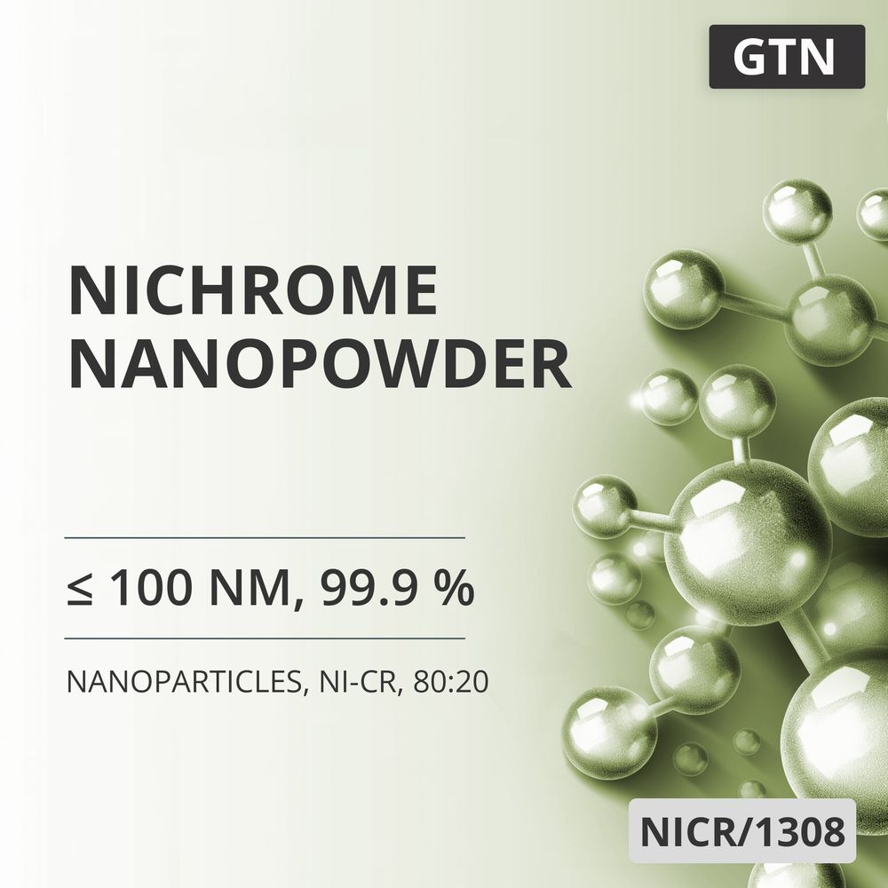 Nichrome Nanopowder, ≤ 100 nm, 99.9 %, Ni-Cr, 80:20 (NICR/1308)