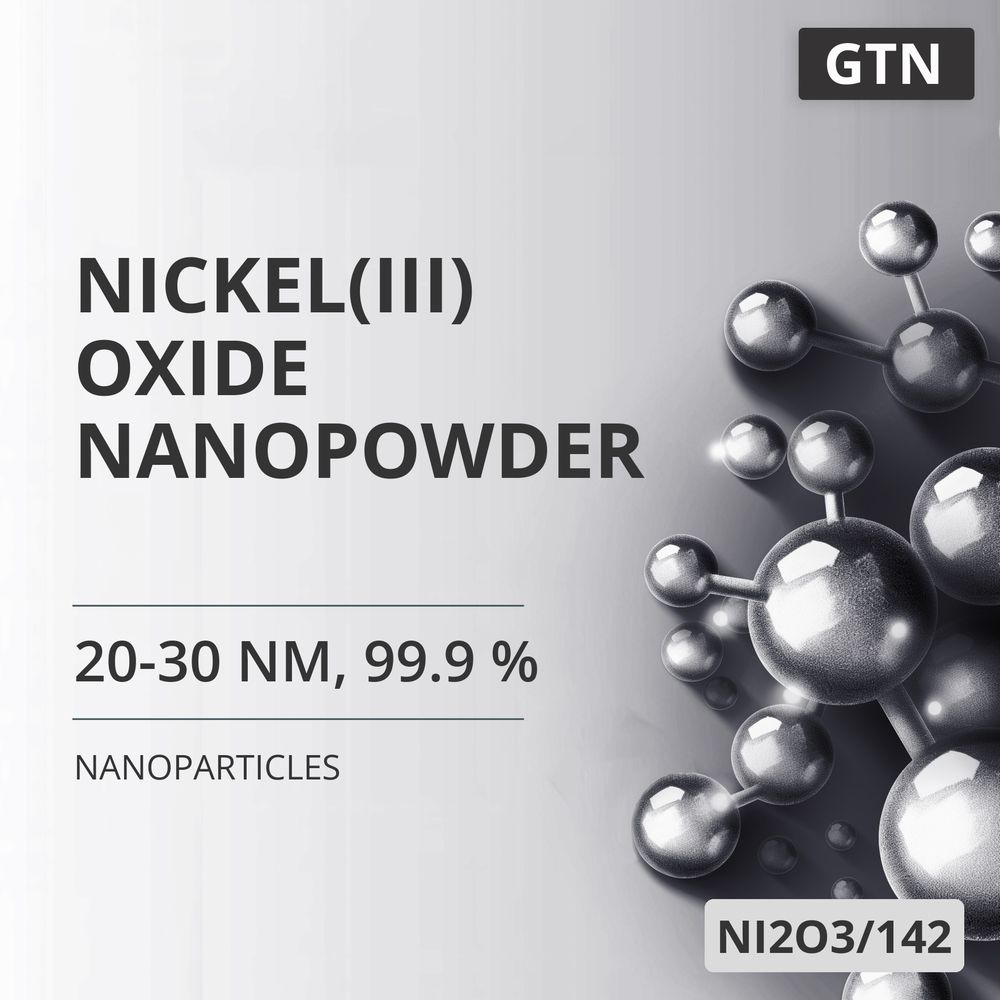 Nickel(III) Oxide Nanopowder, 20-30 nm, 99.9 % (NI2O3/142)