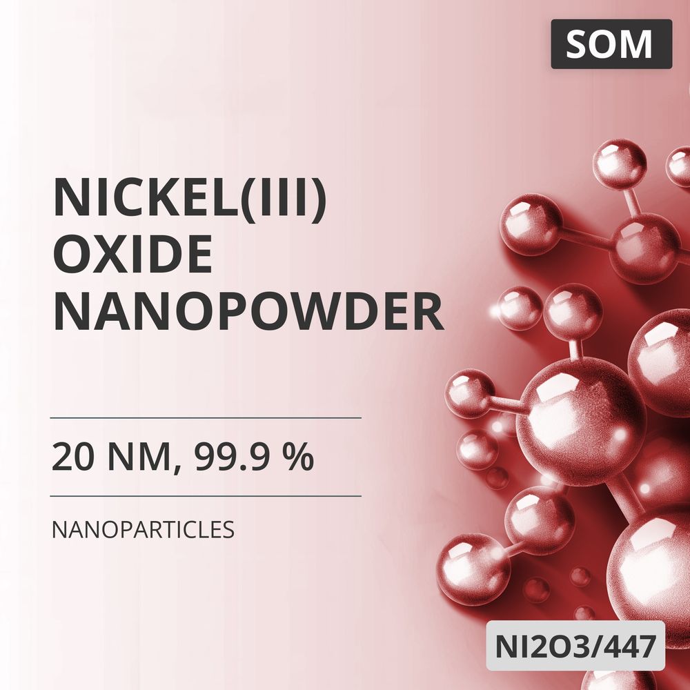 Nickel(III) Oxide Nanopowder, 20 nm, 99.9 % (NI2O3/447)