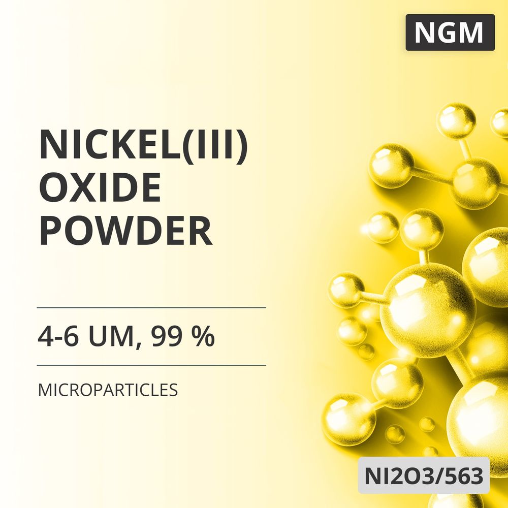Nickel(III) Oxide Powder, 4-6 um, 99 % (NI2O3/563)