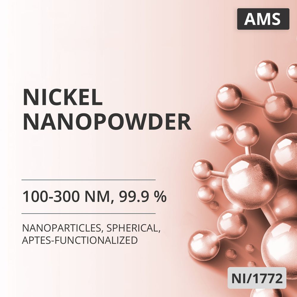 Nickel Nanopowder, 100-300 nm, 99.9 %, Spherical, APTES-Functionalized (NI/1772)