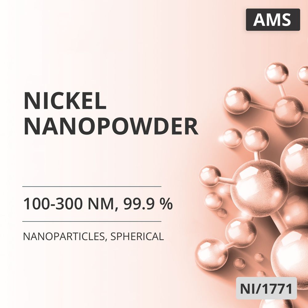 Nickel Nanopowder, 100-300 nm, 99.9 %, Spherical (NI/1771)
