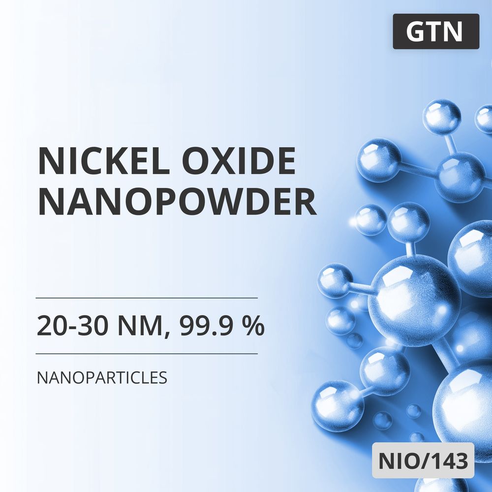 Nickel Oxide Nanopowder, 20-30 nm, 99.9 % (NIO/143)