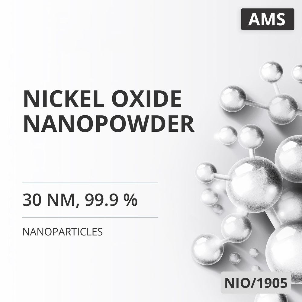 Nickel Oxide Nanopowder, 30 nm, 99.9 % (NIO/1905)