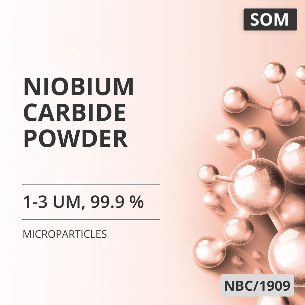 Niobium Carbide Powder, 1-3 um, 99.9 % (NBC/1909)