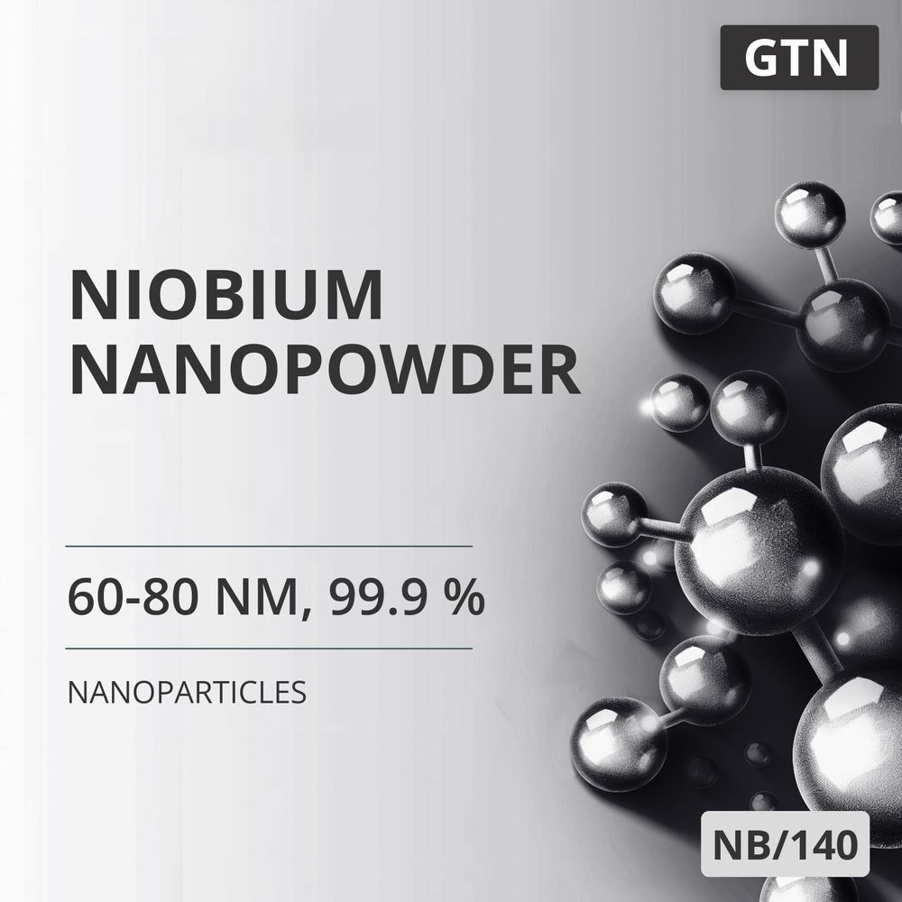 Niobium Nanopowder, 60-80 nm, 99.9 % (NB/140)