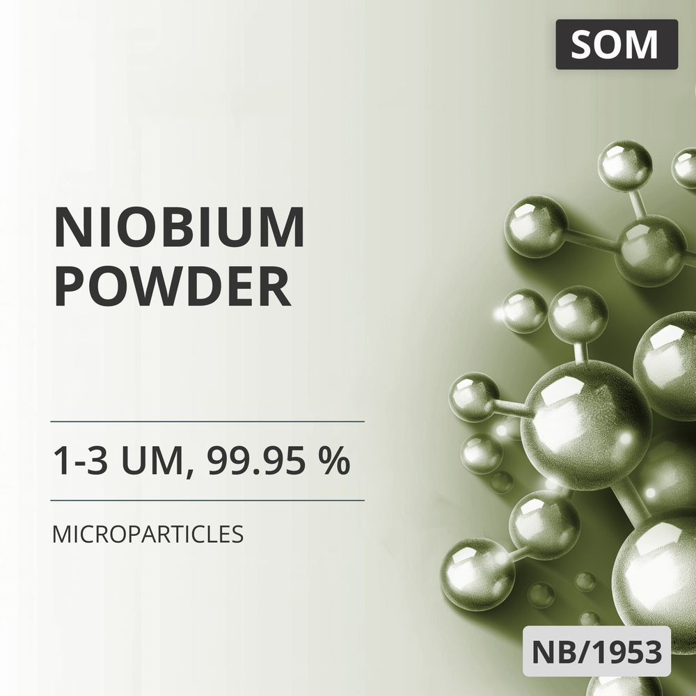 Niobium Powder, 1-3 um, 99.95 % (NB/1953)