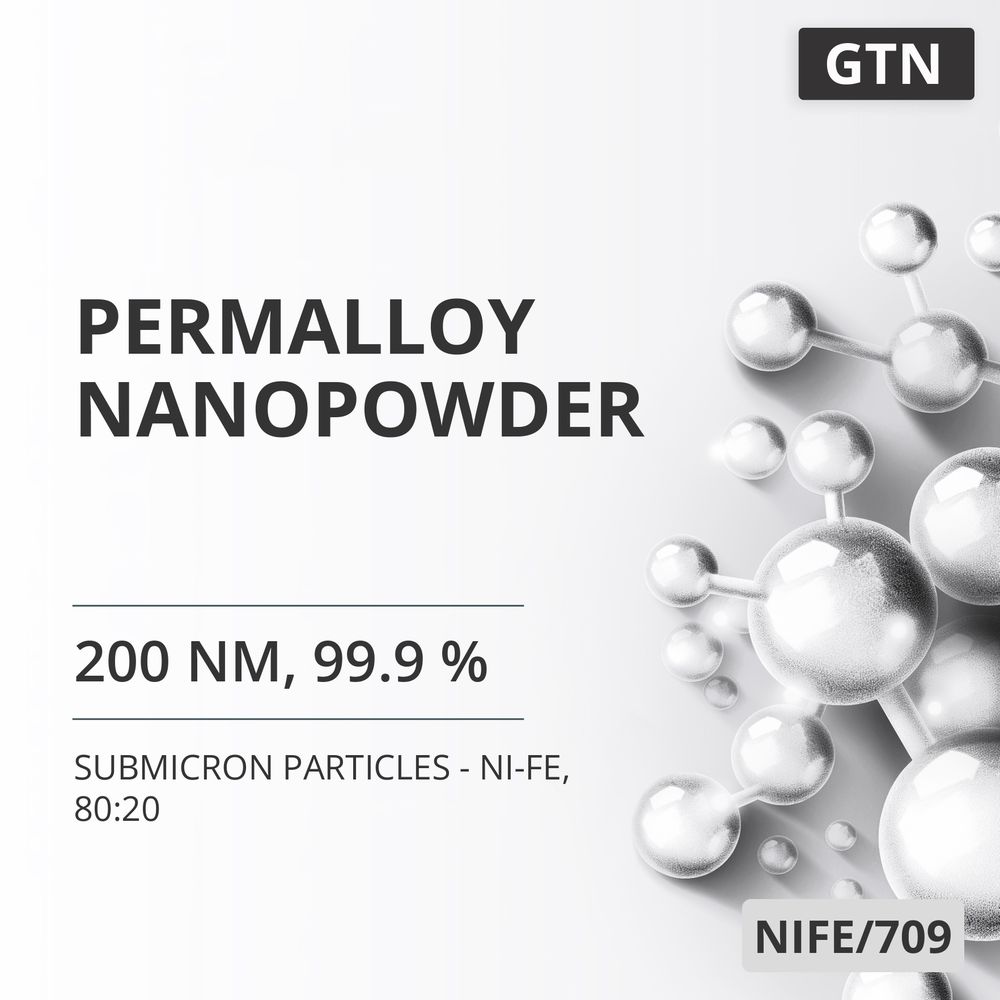 Permalloy Nanopowder, 200 nm, 99.9 % - Ni-Fe, 80:20 (NIFE/709)
