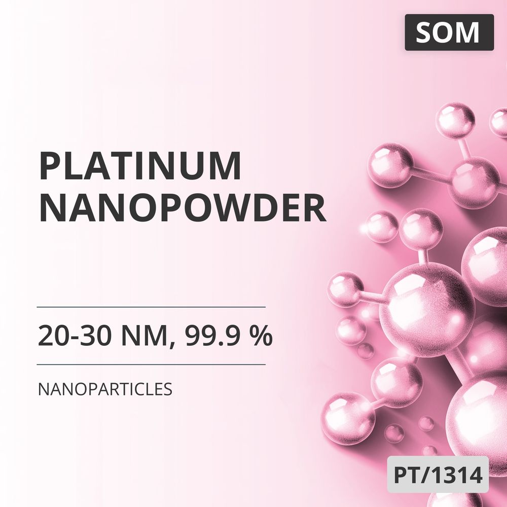 Platinum Nanopowder, 20-30 nm, 99.9 % (PT/1314)