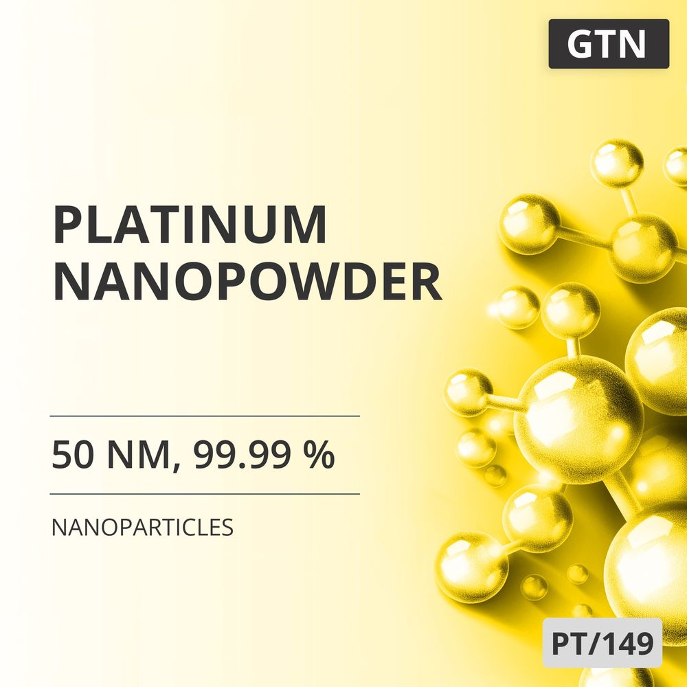 Platinum Nanopowder, 50 nm, 99.99 % (PT/149)