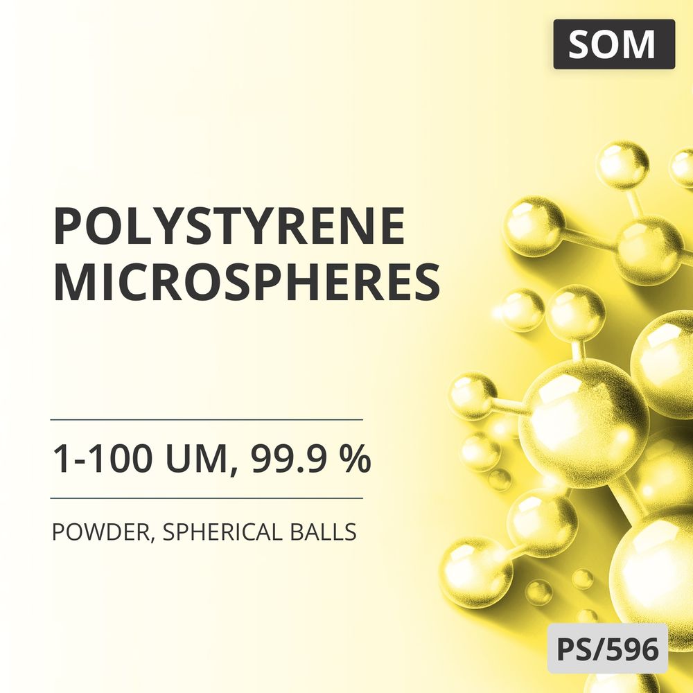Polystyrene Microspheres, 1-100 um, 99.9 %, Spherical Balls (PS/596)